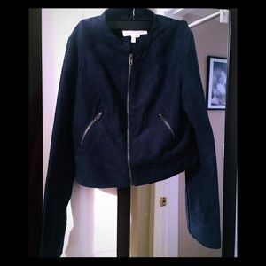 BCBG Suede Moto Jacket